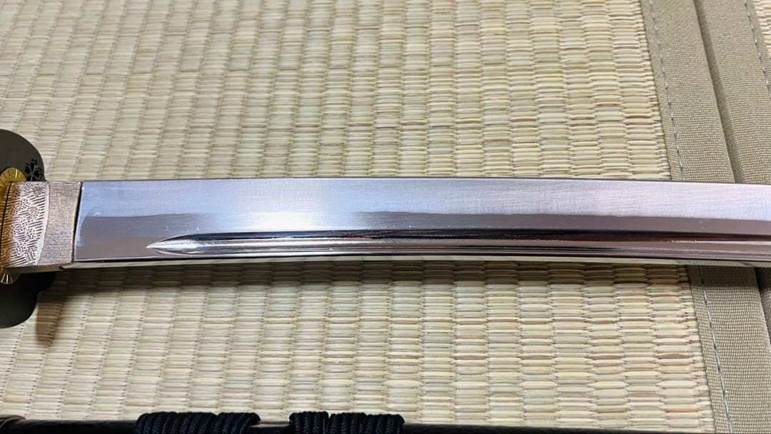 模造刀 国光刃文写し 豪壮 樋入り刀身 西郷隆盛 愛刀 薩摩拵 251014-2