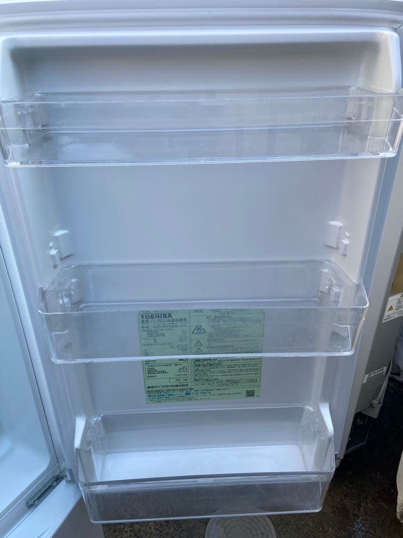 T257 TOSHIBA 2020年製 153L 冷蔵庫 ホワイト