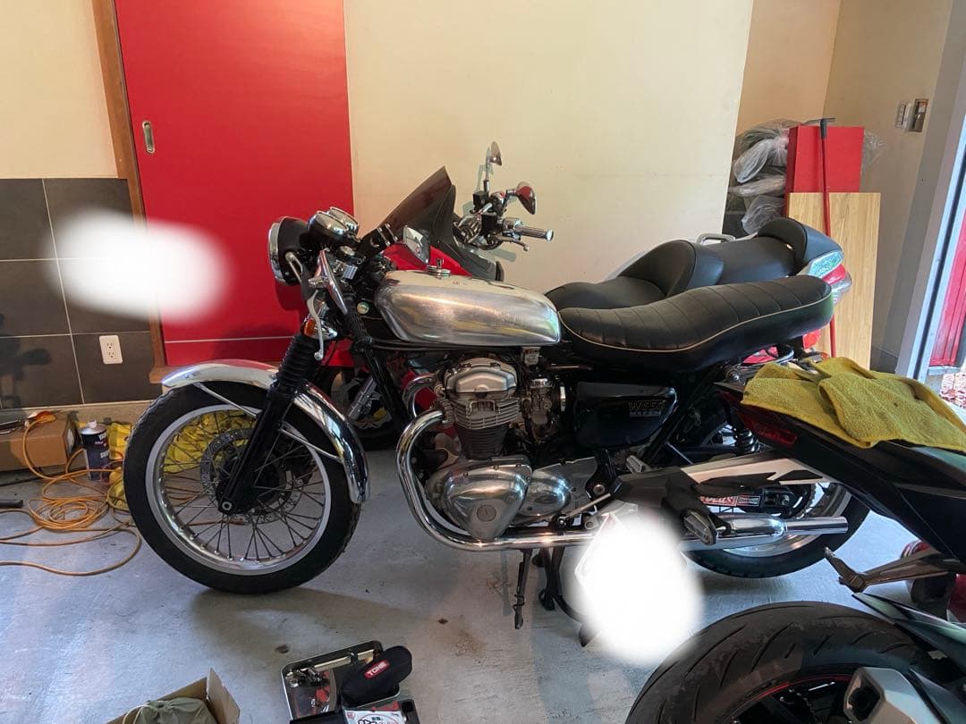 KAWASAKI W400 W650 アルミタンク Bigcedar製