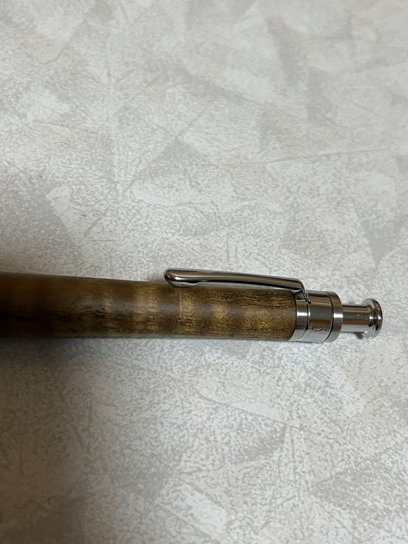 工房楔 シャープペン 縮み杢 キハダ 0.5mm