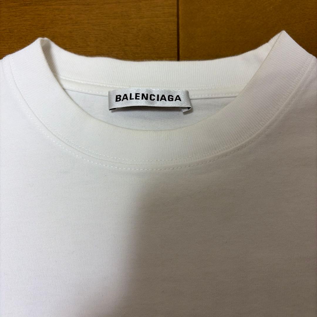 20SS バレンシアガ BALENCIAGA 定番ロゴTシャツ 白 Sサイズ