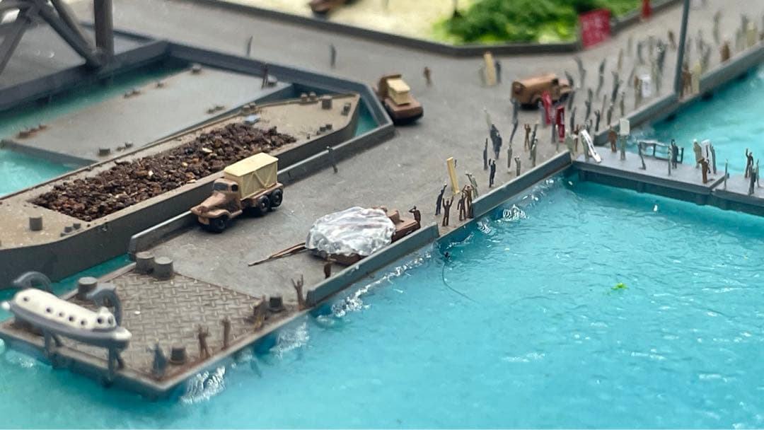 復員船　雪風　ジオラマ