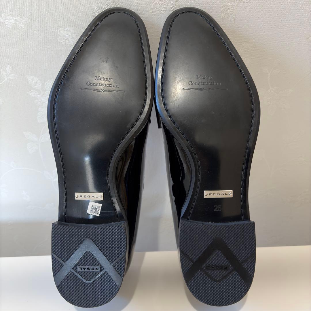 リーガル REGAL オペラパンプス ローファー 425R ブラック 25cm