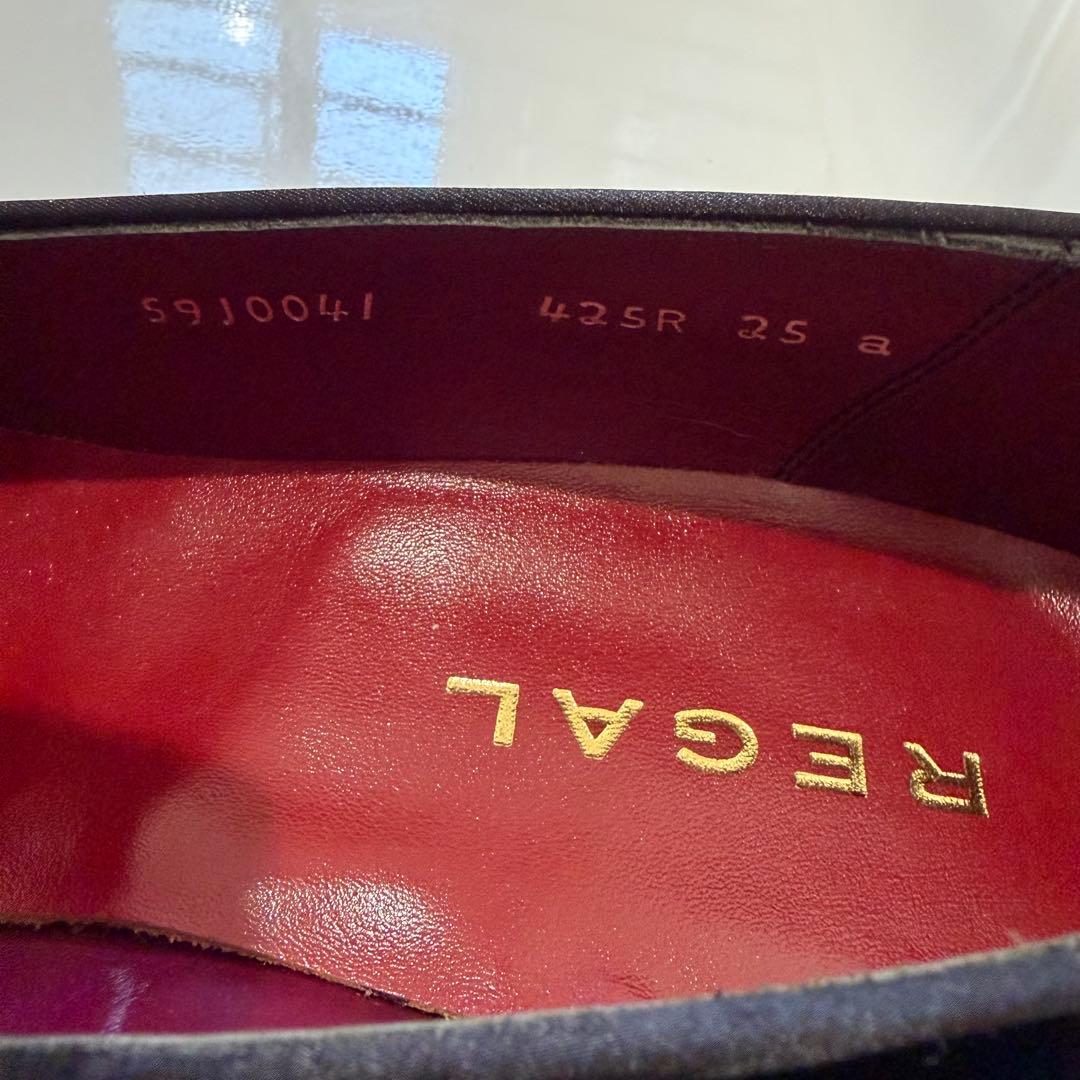 リーガル REGAL オペラパンプス ローファー 425R ブラック 25cm