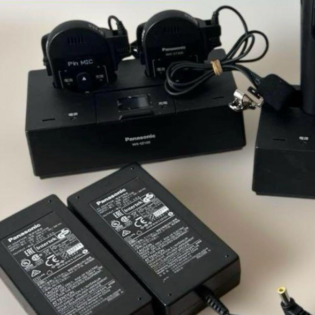 【超特価品】Panasonic ワイヤレスマイク WX-ST100/300