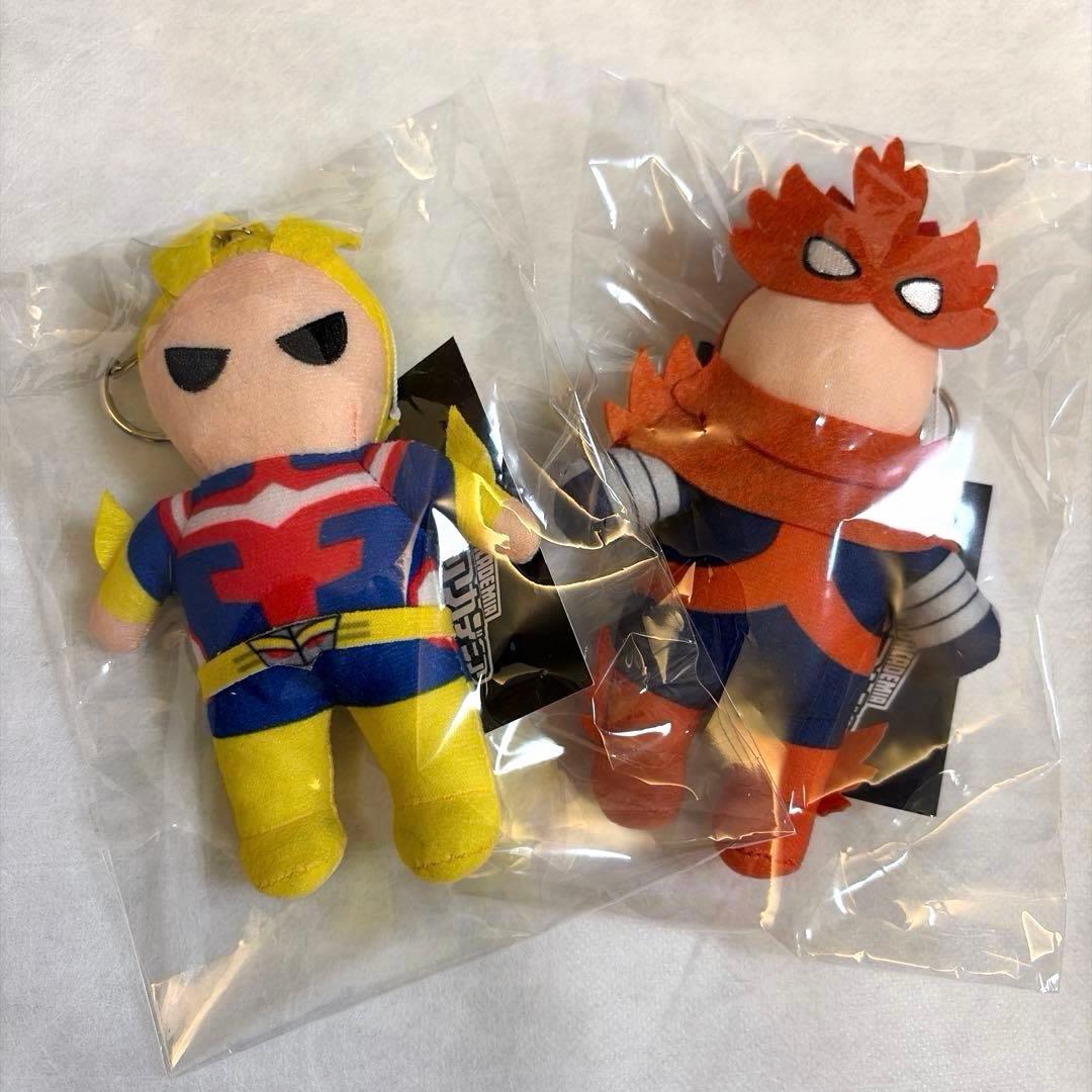 ヒロアカ オールマイト エンデヴァー ぬいぐるみ キーホルダー セット me%