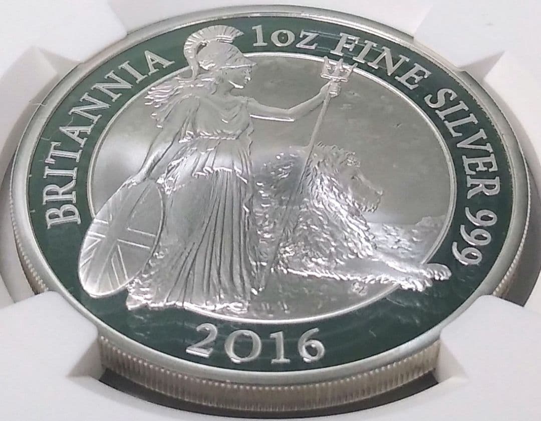 2016 ブリタニア ウナ ライオン 2ポンド銀貨 NGC PF70UC ②