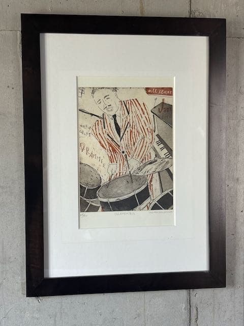 山岡康子　版画　DRAMMER