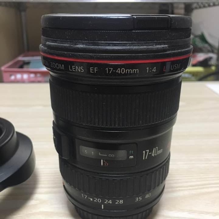キャノン17-40 l4レンズ