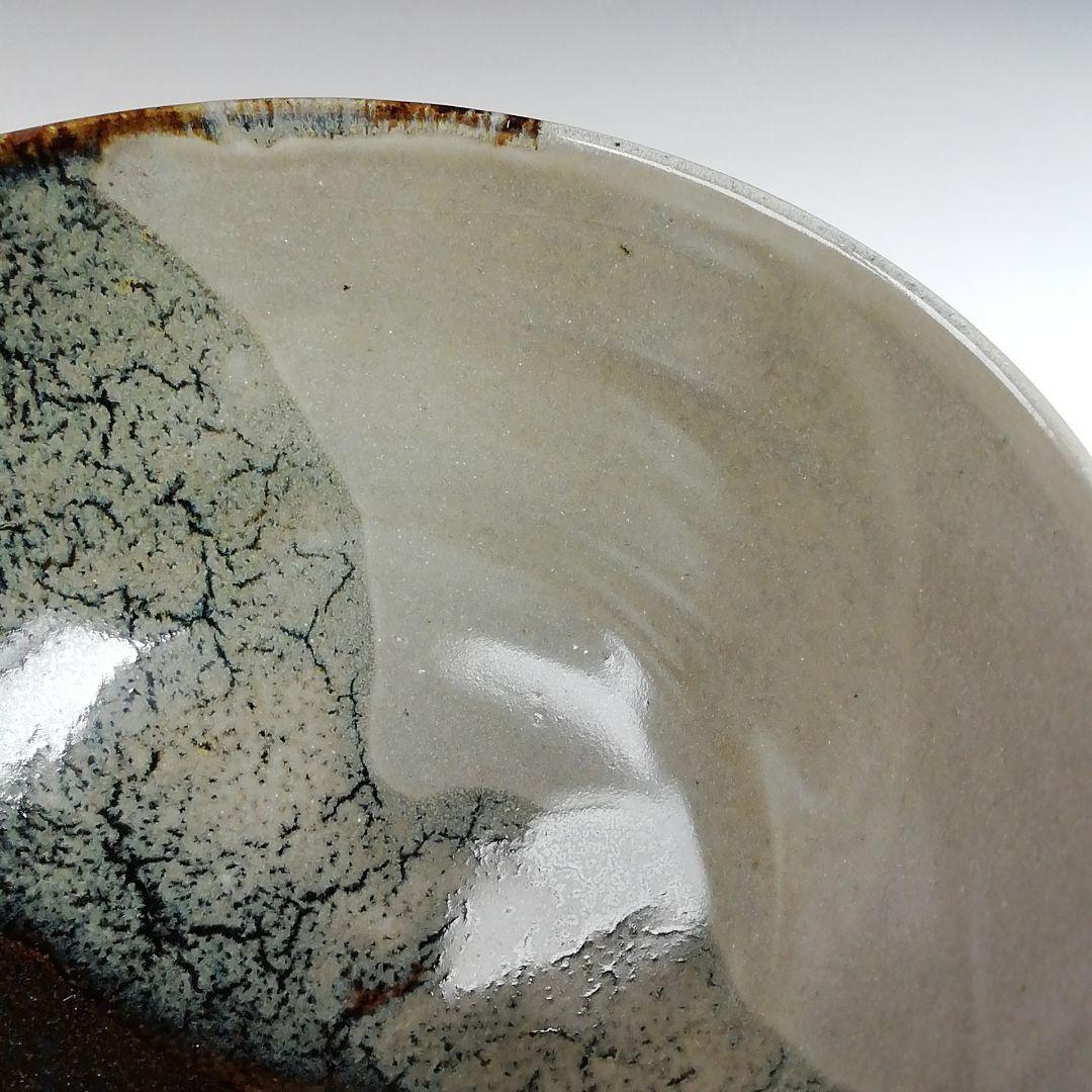 Ｔ８７２　茶碗　『掛分　月にすすき』『宮川香せつ 造』　共箱　抹茶碗　茶道具