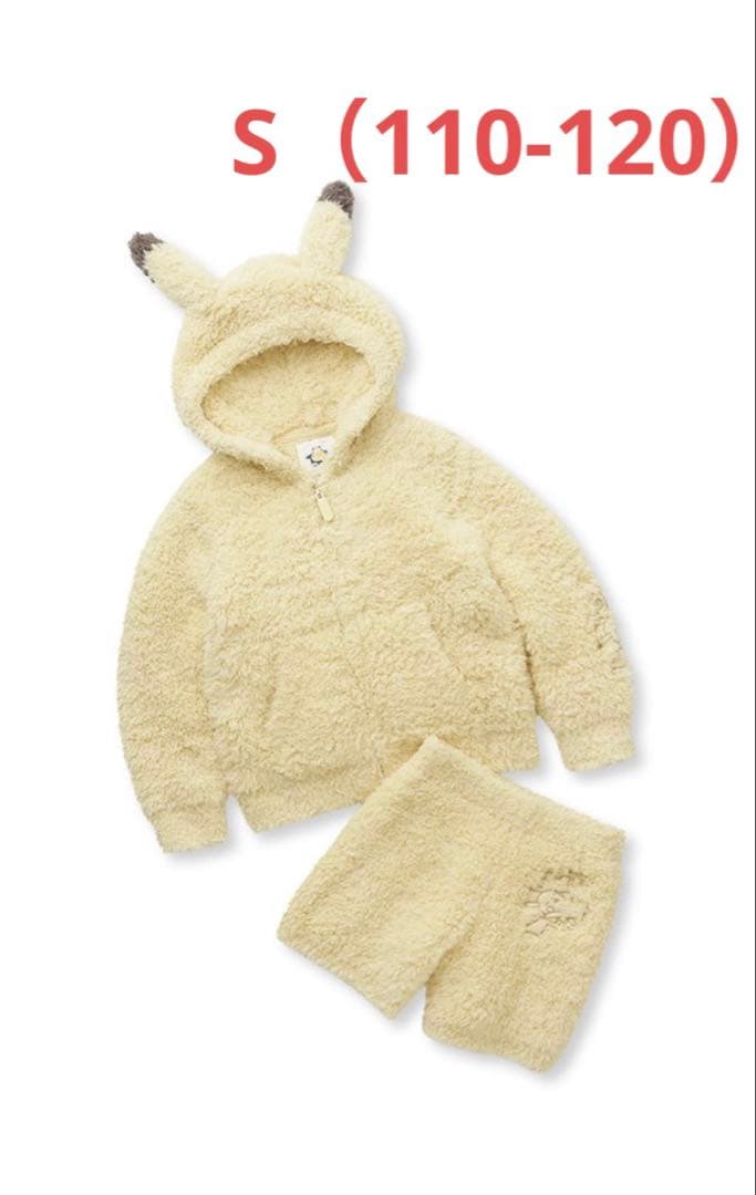 gelato pique 【キッズ】ピカチュウパーカ&ショートパンツセット