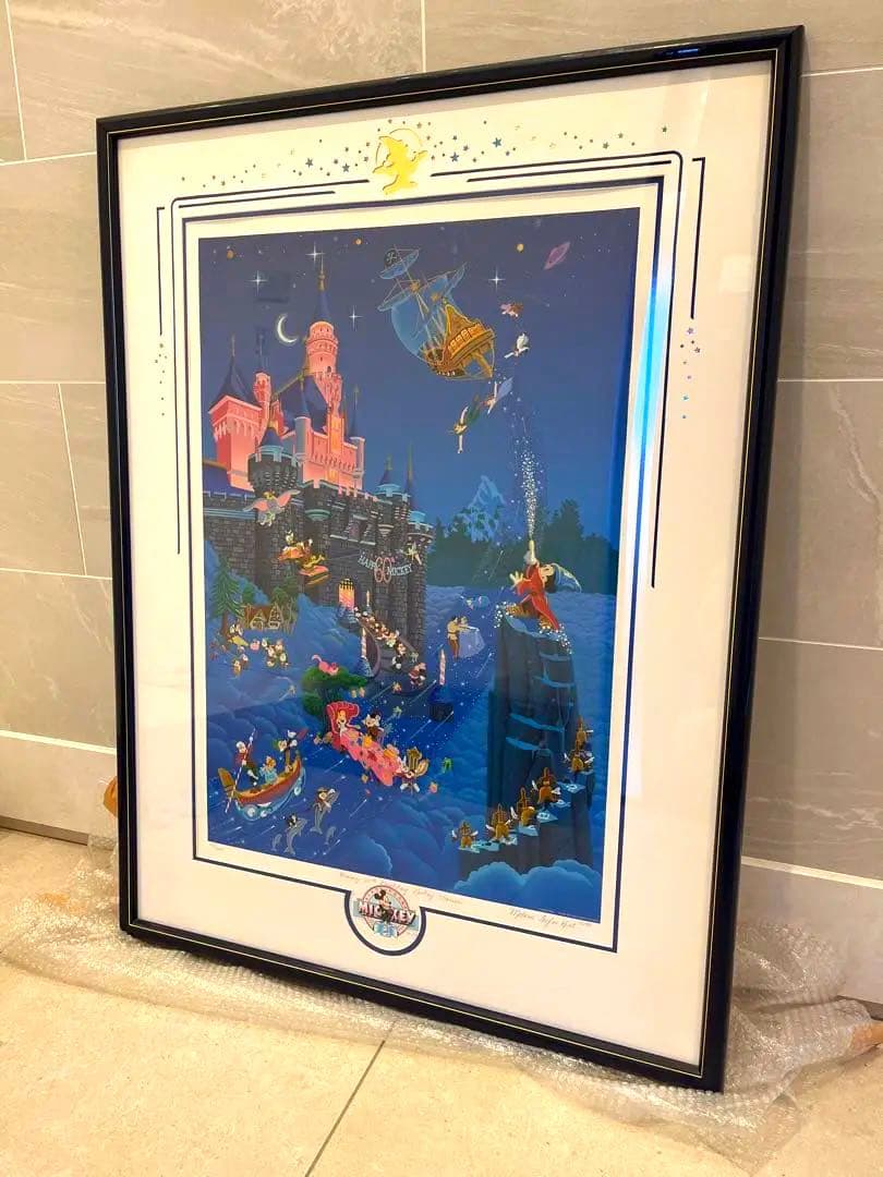 ミッキーマウスハッピー 60thバースデー額縁入り絵画