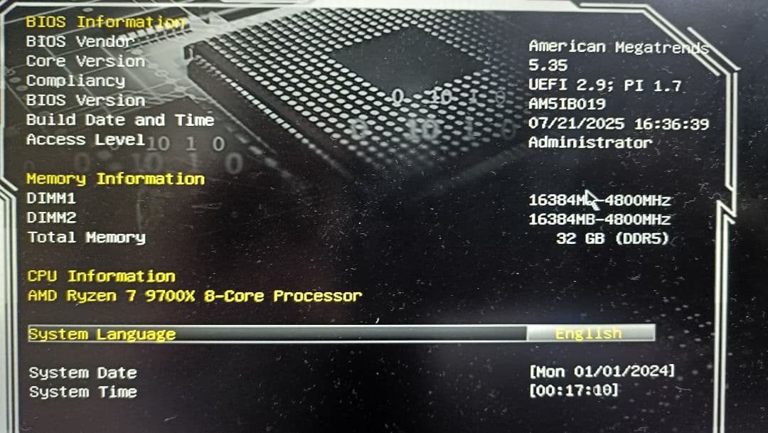 B650i Night Devil マザーボード