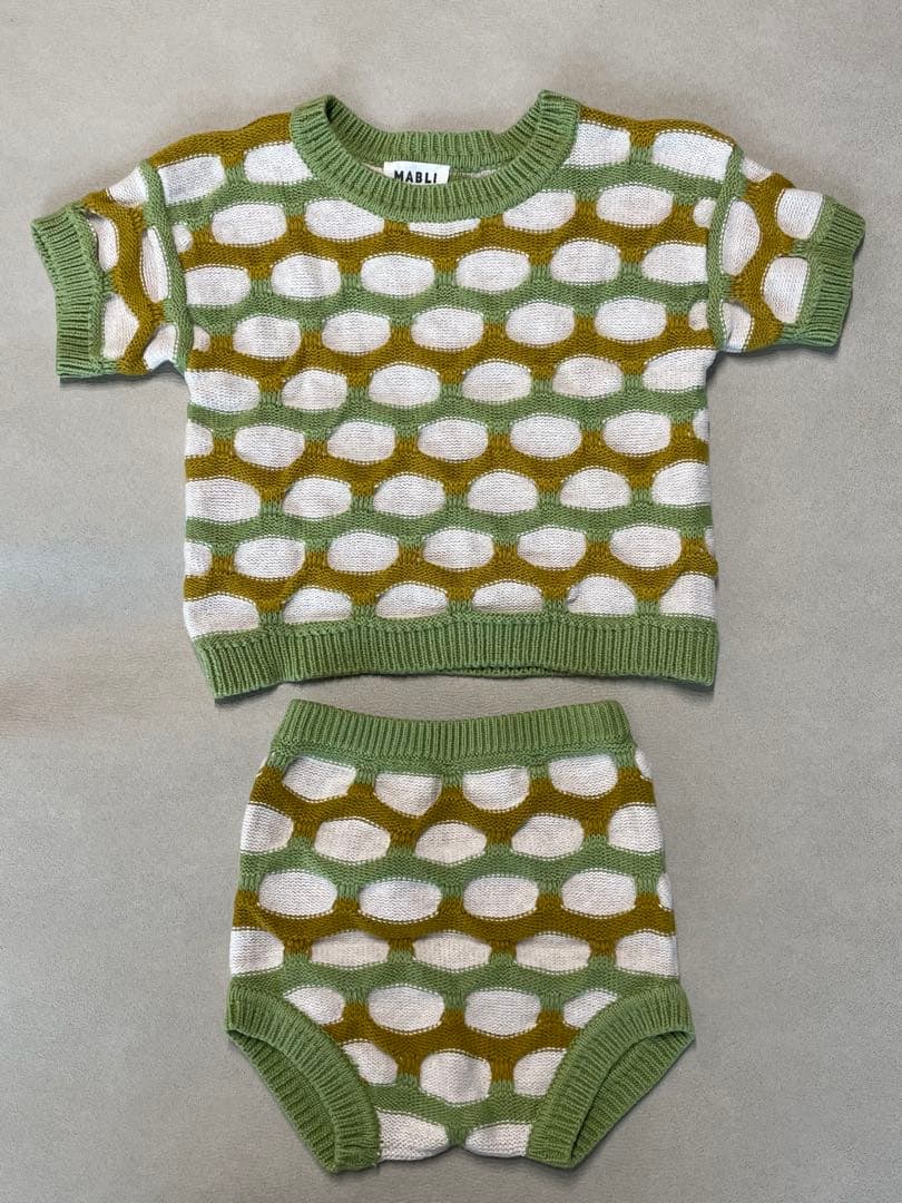 MABLI サマーニット　セットアップ　18m