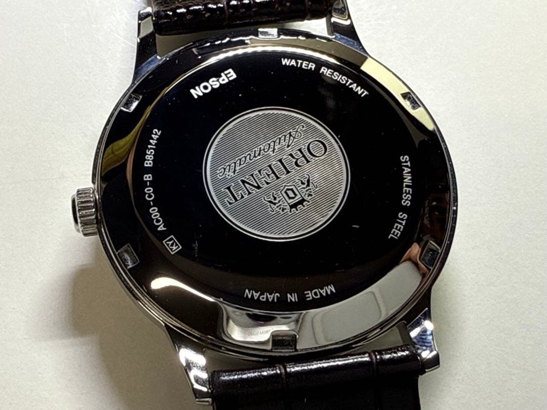 ［最終値］ORIENT バンビーノシリーズ 手巻き付き 自動巻き腕時計