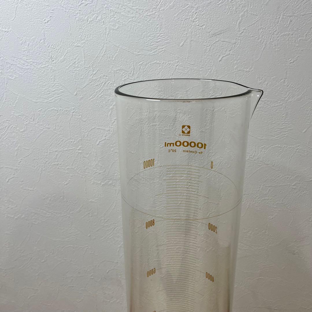 SIBATA 10000ml メスシリンダー 10L ビーカー 大容量 容器