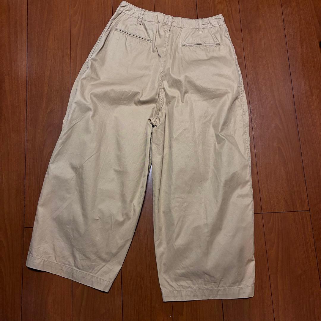 か*ゃ様 needles ヒザデルパンツ　h.dパンツ　ワイドチノパン