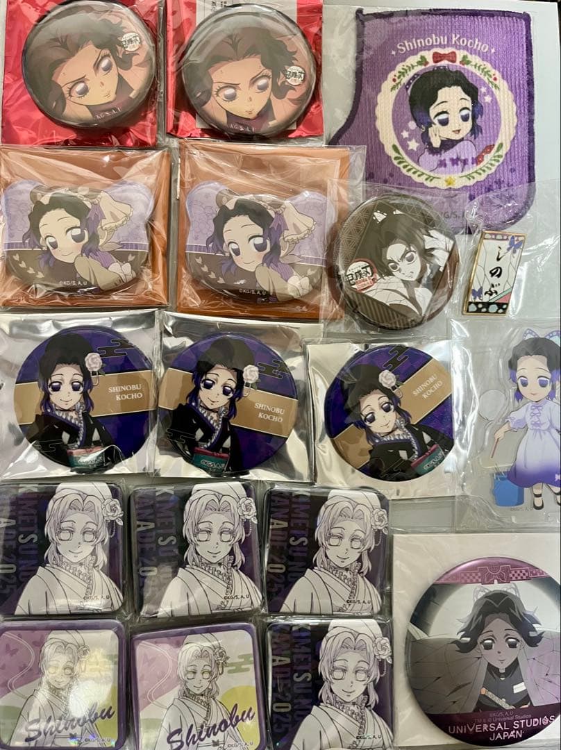 鬼滅の刃 ufotable しのぶ 缶バッジ 奏宴 無限城へと USJ 秋まつり