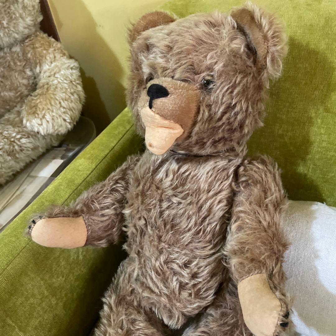 588イギリスベア、アンティーク、ビンテージ3体可愛い子チャドも