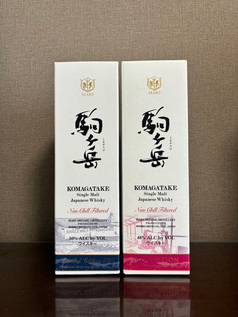 駒ケ岳　シングルモルト　限定版 2020 & 2021リミテッドエディション