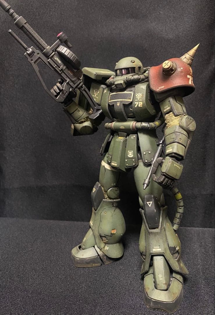 【ガンプラ完成品】　MG ザクⅡ （シャア専用Ver.2）　改修