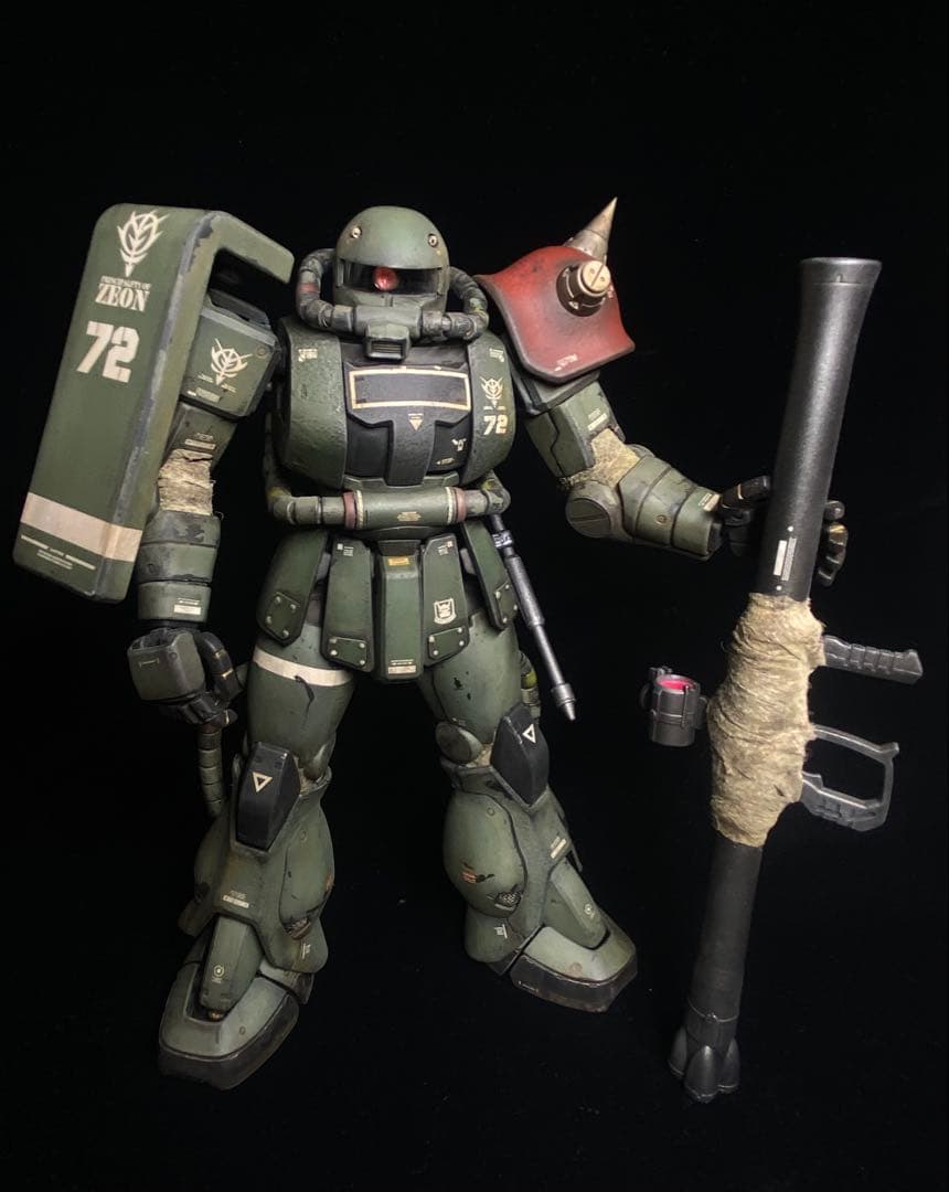 【ガンプラ完成品】　MG ザクⅡ （シャア専用Ver.2）　改修