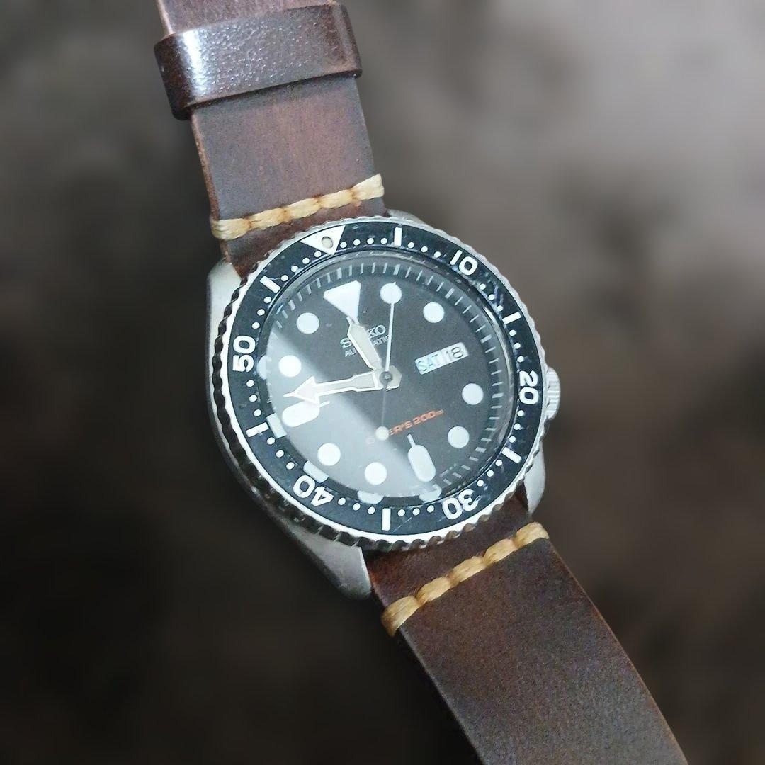 み*読様 SEIKO 7S26-0020 skx007 ブラックボーイ