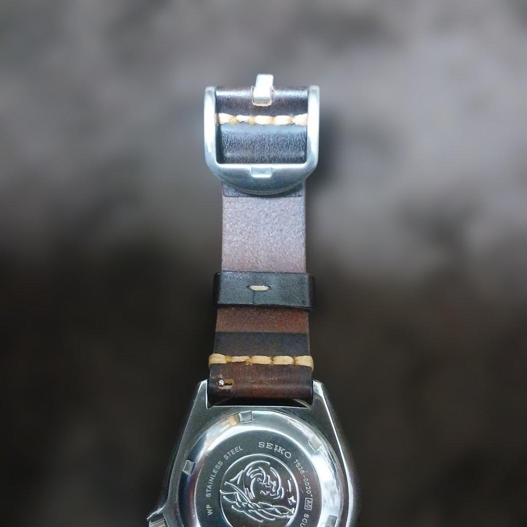 み*読様 SEIKO 7S26-0020 skx007 ブラックボーイ