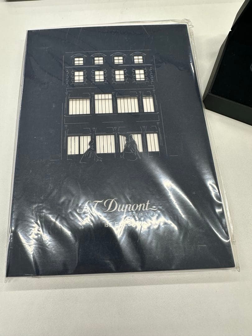 正規店購入 S.T. Dupont ボールペン ブラック/シルバー 定価7万円