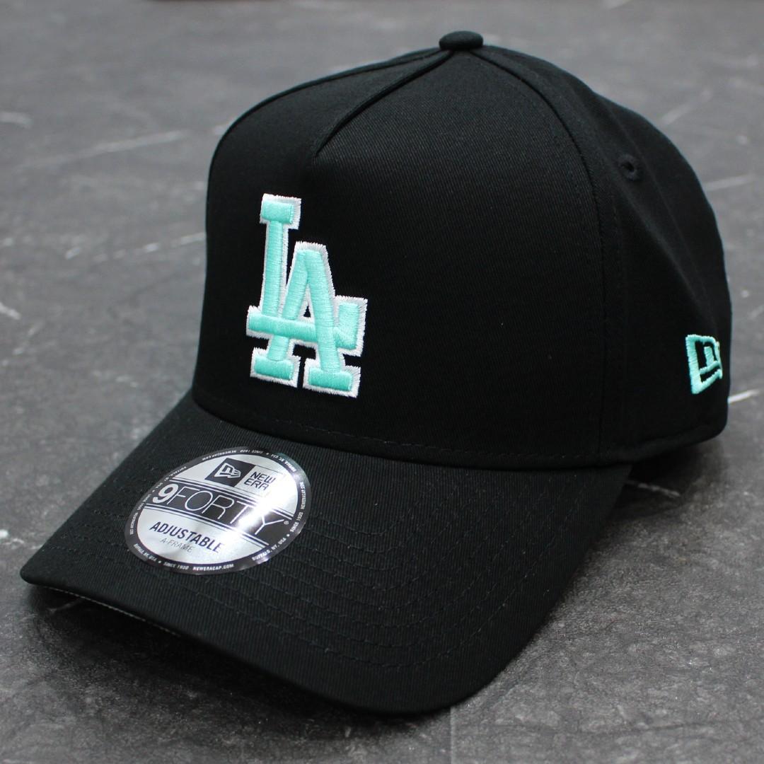 海外モデル NEW ERA 9FORTY LA ドジャース キャップ アクア