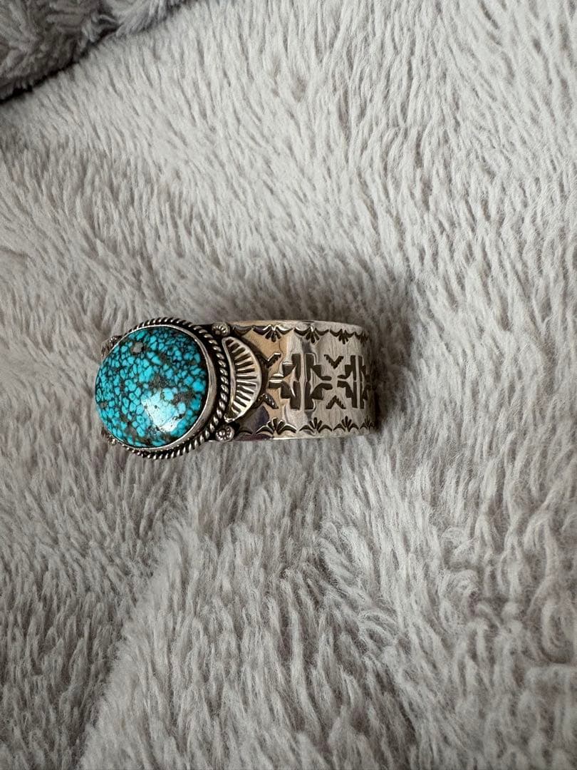 インディアンジュエリー　バングル　silver ターコイズ
