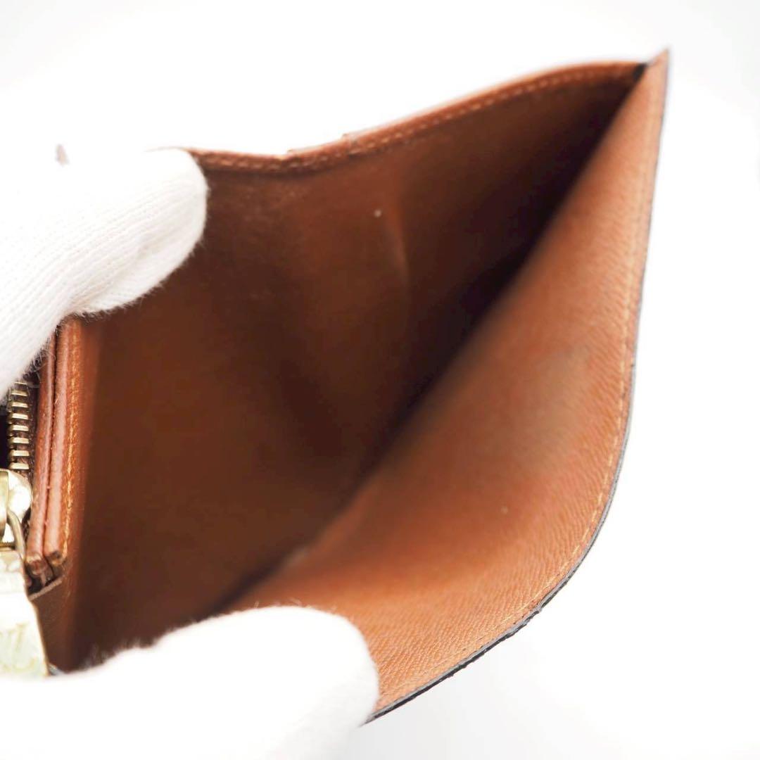 ルイヴィトン トレゾール 二つ折り財布 モノグラム ブラウン コンパクト