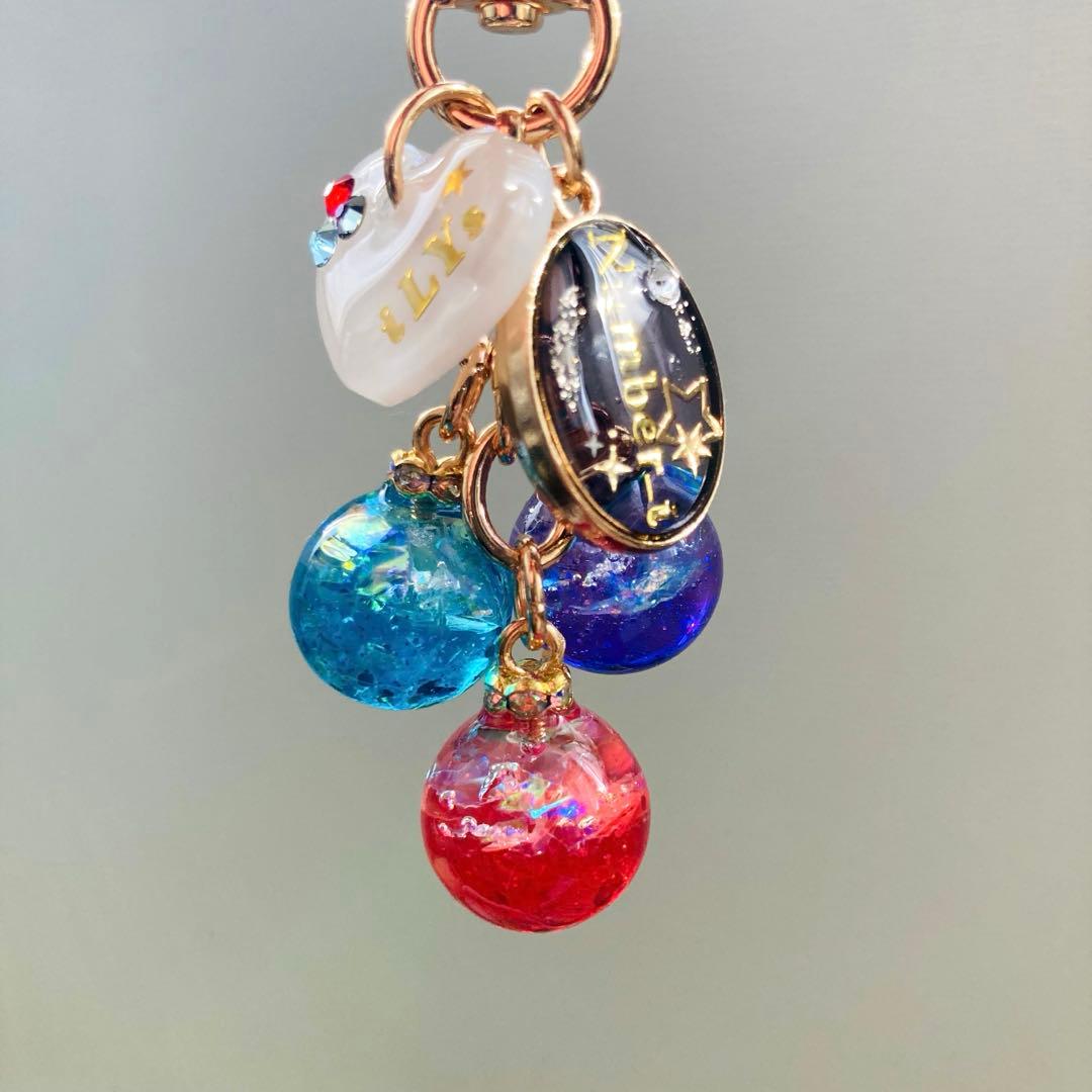 菜々華ページ　名入れNumber_i平野紫耀レジンキーホルダー