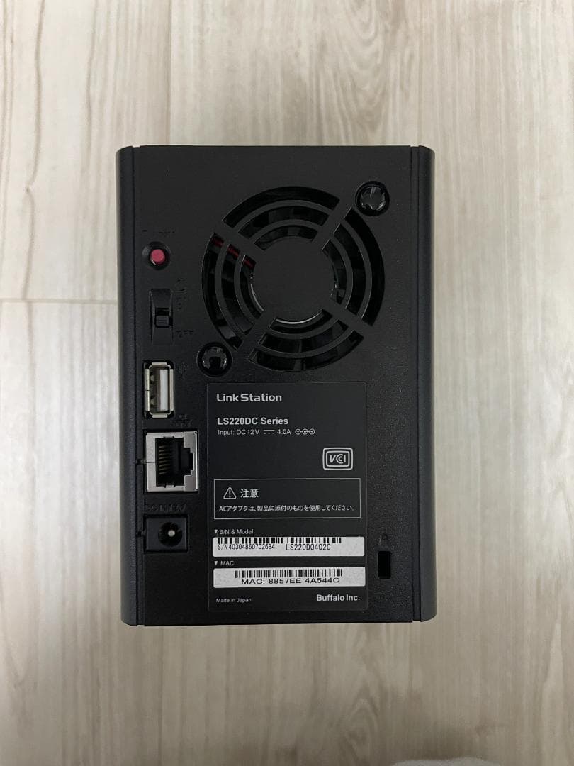 BUFFALO LS220DC ネットワーク対応HDD(NAS)