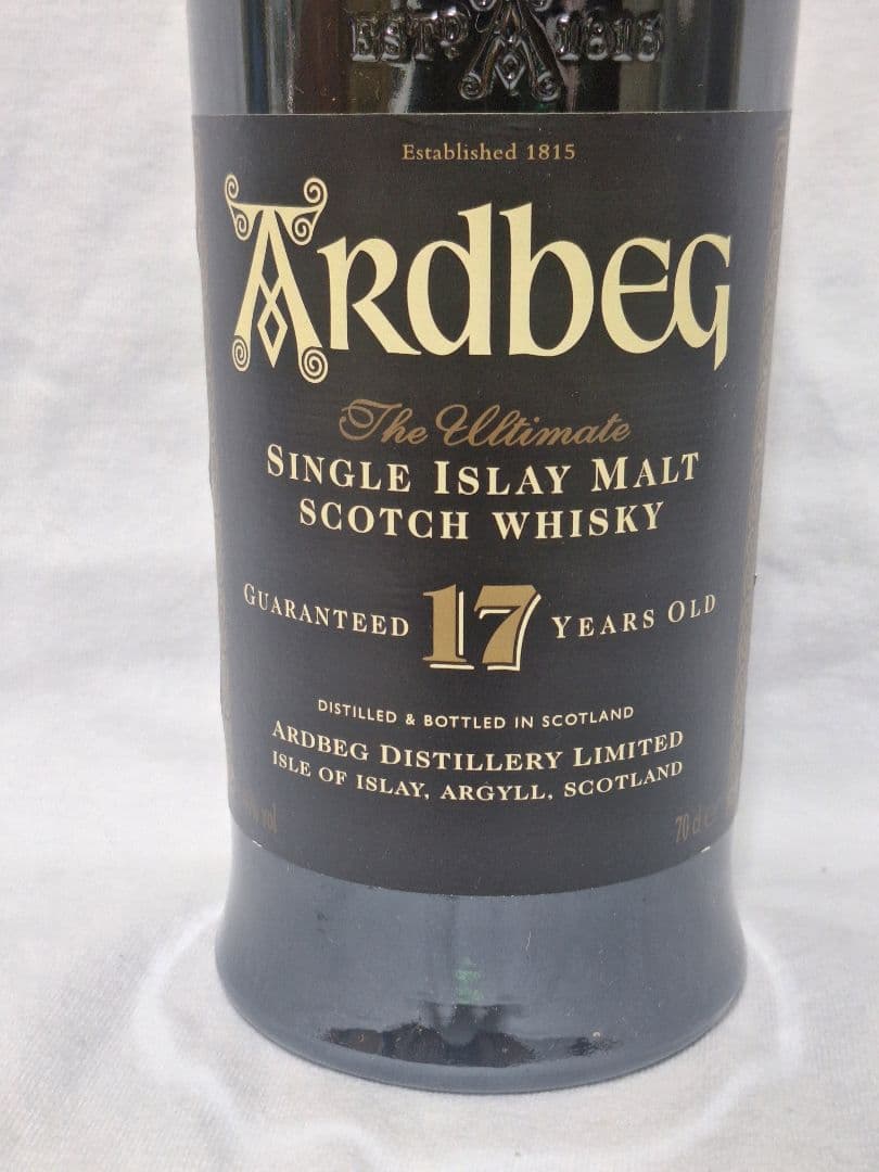 本日のみ値下げ価格！ア－ドベック17年 旧ボトル 90年代流通 激レアウイスキー