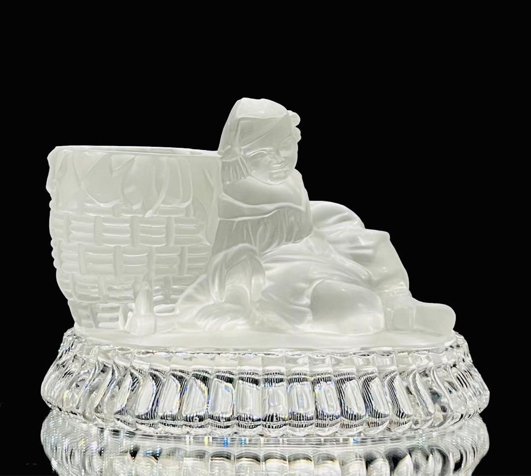 BACCARAT バカラ/※極上品1878年　図録掲載稀少作品　オブジェ　置物