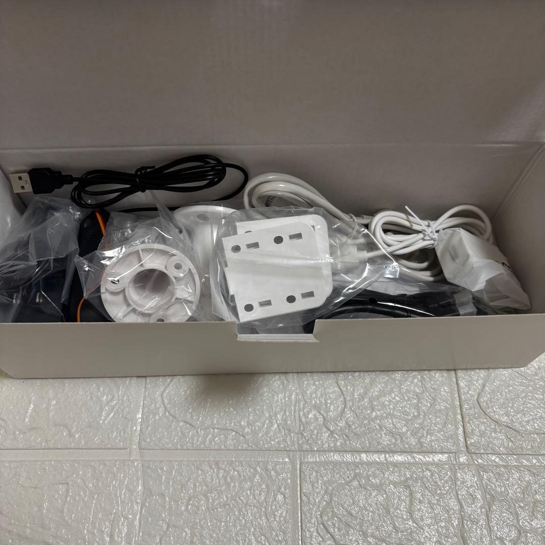 1品限り❤️防犯カメラ 屋外 ソーラー 400万画素 2台 13インチモニター付き