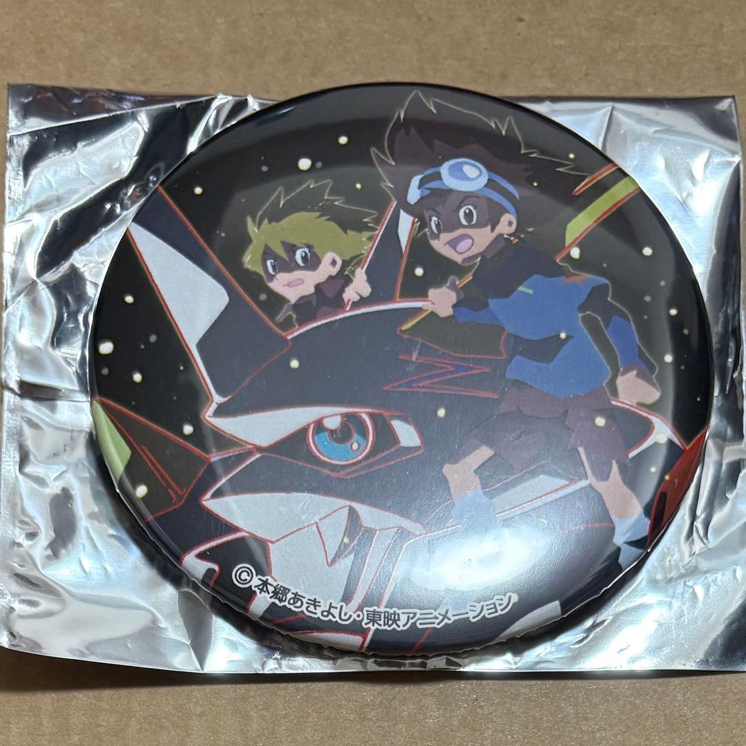 デジモン ドでか缶バッジ ぼくらのウォーゲーム 限定柄 太一 ヤマト