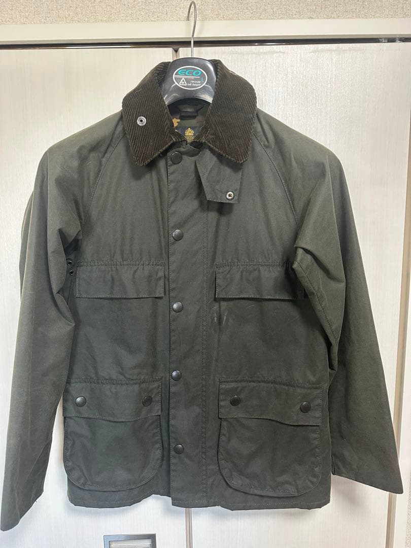 Barbour ハブアー　ダークグリーン　オイルド　ジャケット 34サイズ