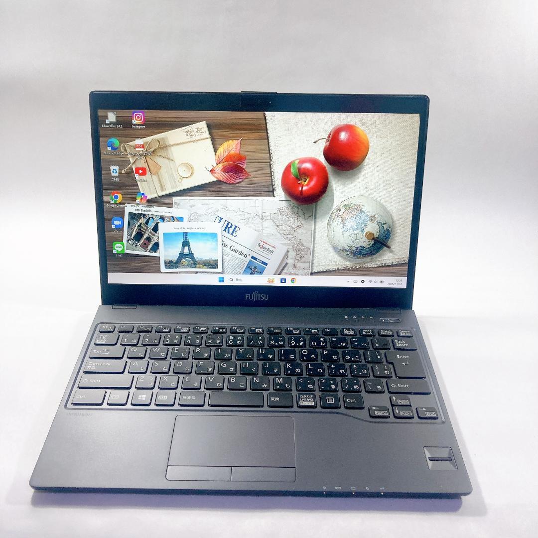 w107✨美品/ 超軽量 /爆速 SSD新品 /オフィス付✨すぐ使えるノートPC