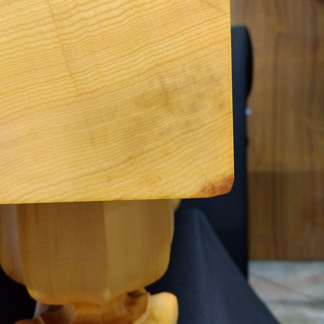 【国産　本榧　４寸碁盤　木裏】