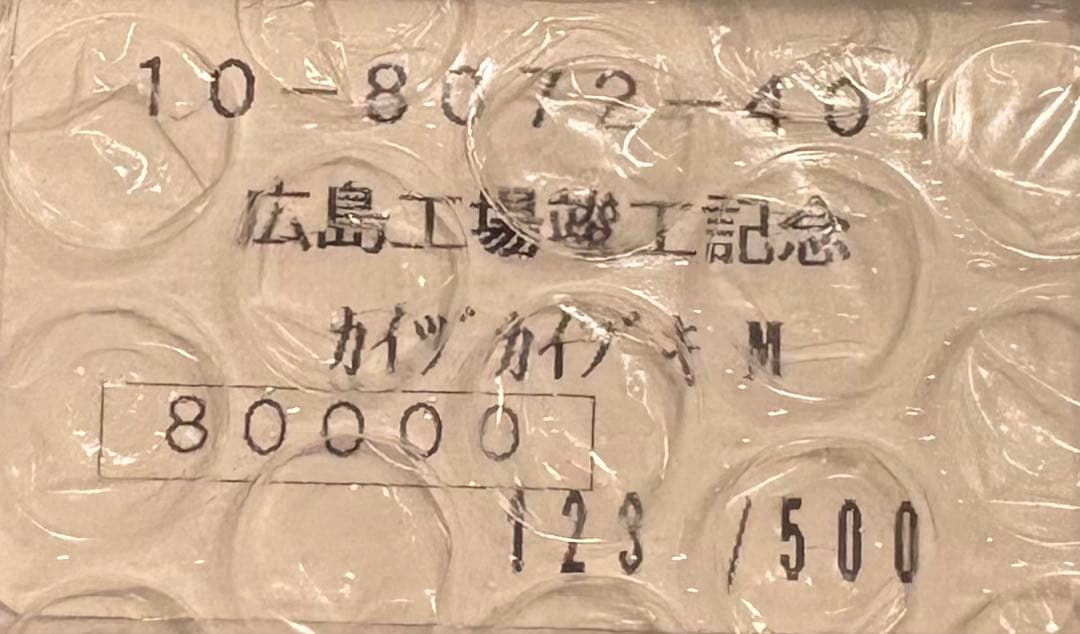 【新品】広島工場竣工記念万年筆 カイヅカイブキ M字　ロット番号　123✨