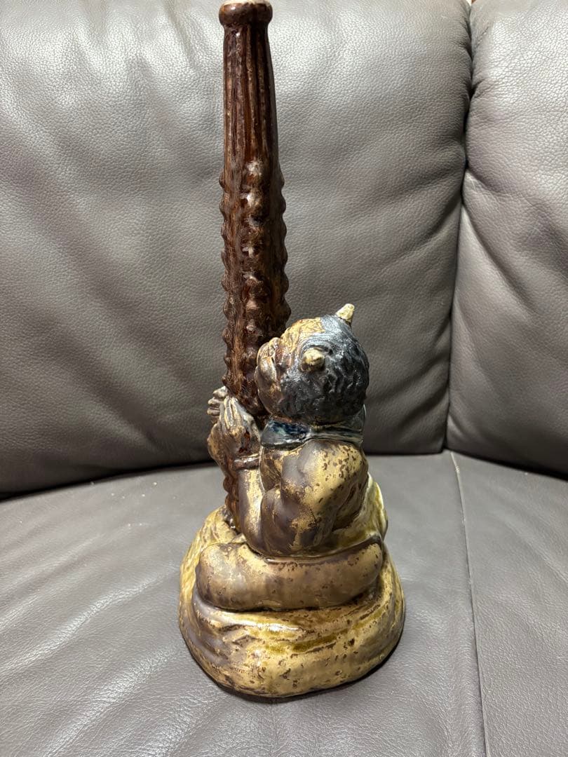 鬼と金棒　置物