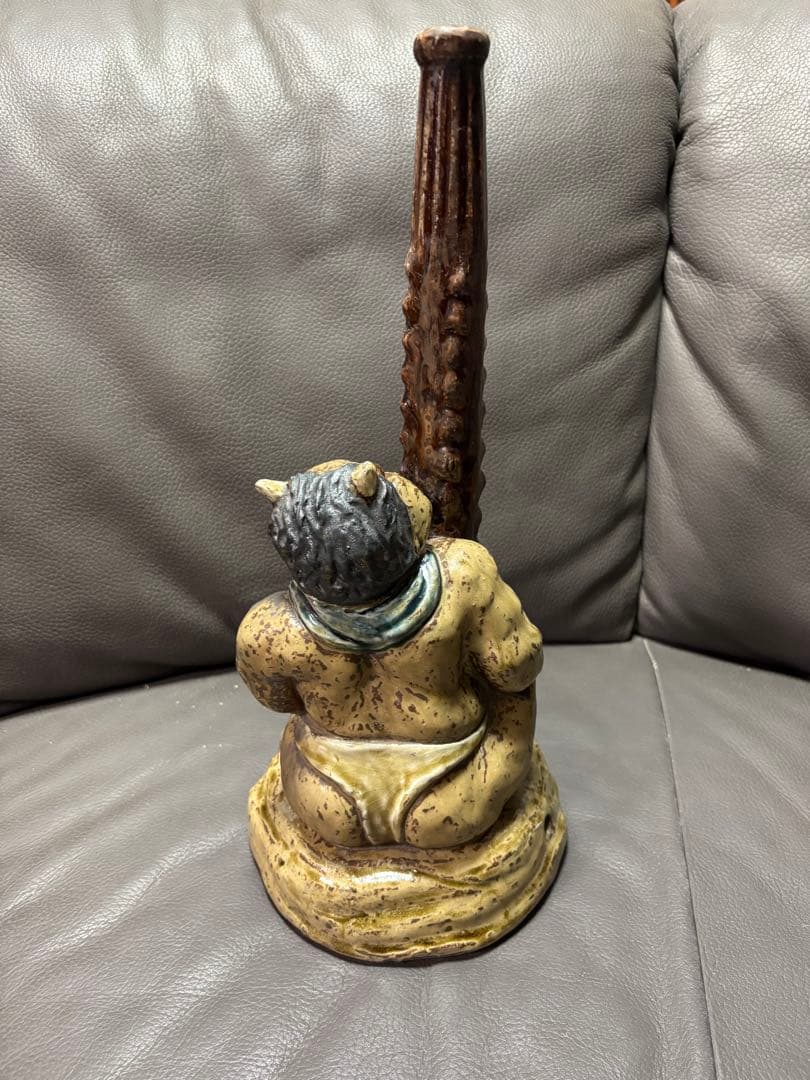 鬼と金棒　置物