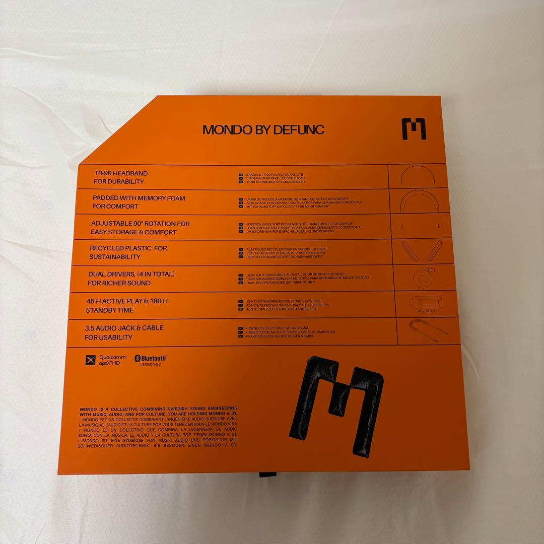 MONDO Over-Ear ブラック　MONDO BY DEFUNC