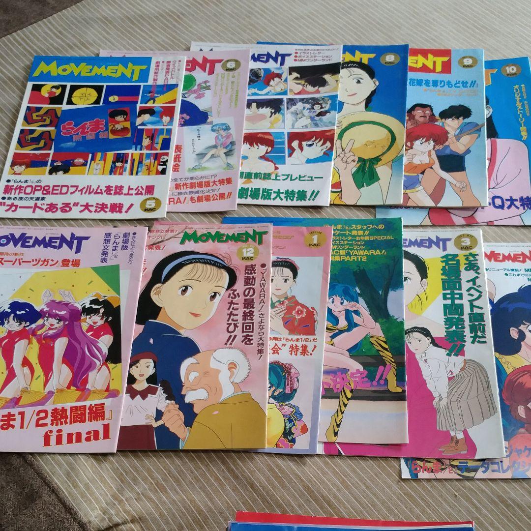 54冊　ムーブメント　ウィル　キティ・アニメーションサークル　会誌　うる星やつら