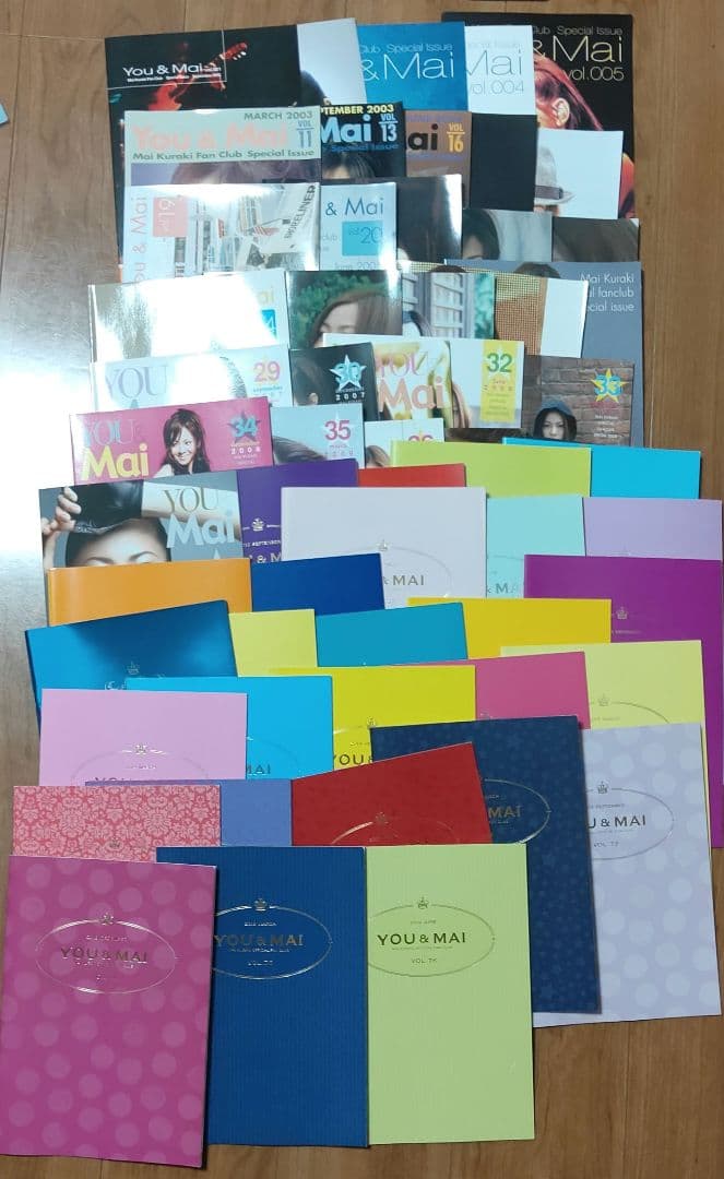 倉木麻衣会報1-5、11、13、16-39、42-60、66-67、73-76