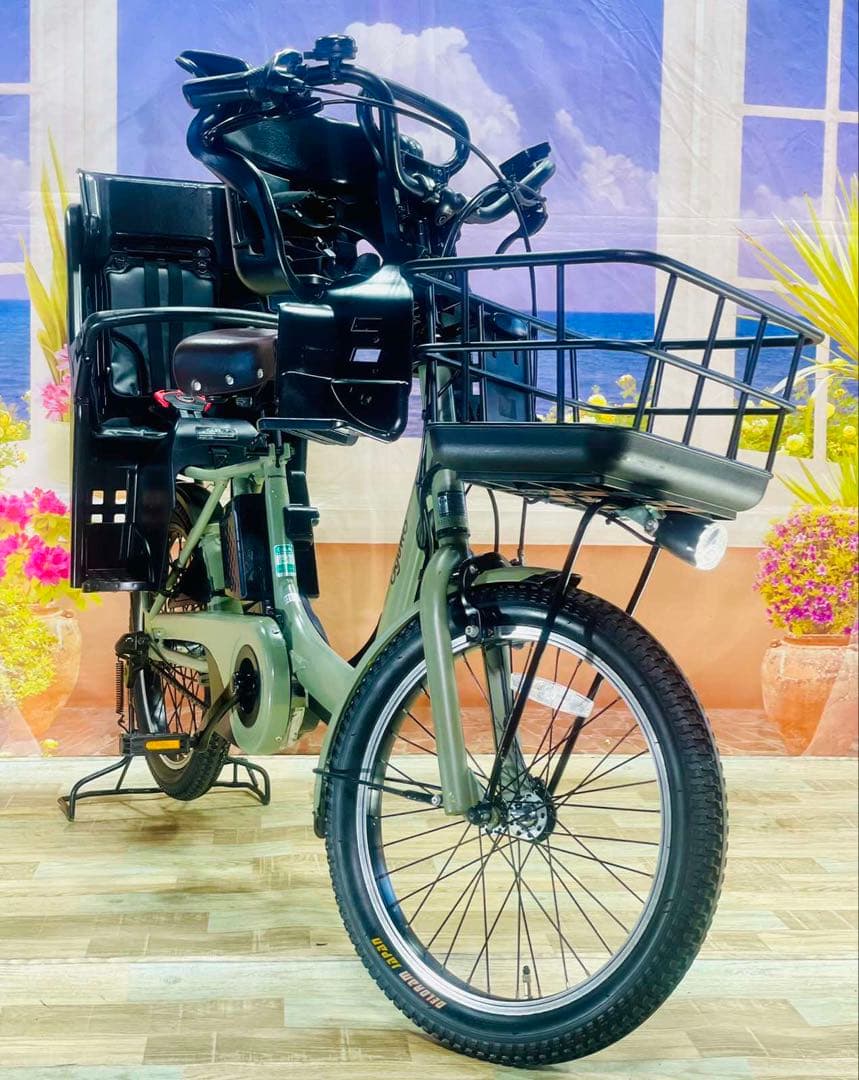 ギュットアニーズ⭐️16AH！パナソニック子供乗せ電動アシスト自転車Y3128