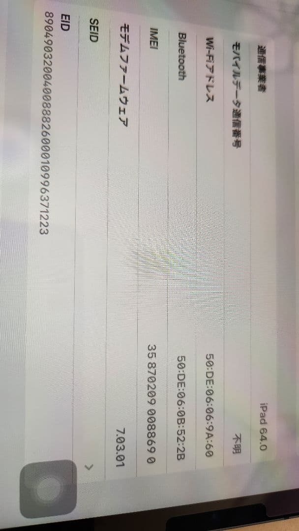 iPad Pro 11インチ 第1世代 Wi-Fi+Cellular 1TB