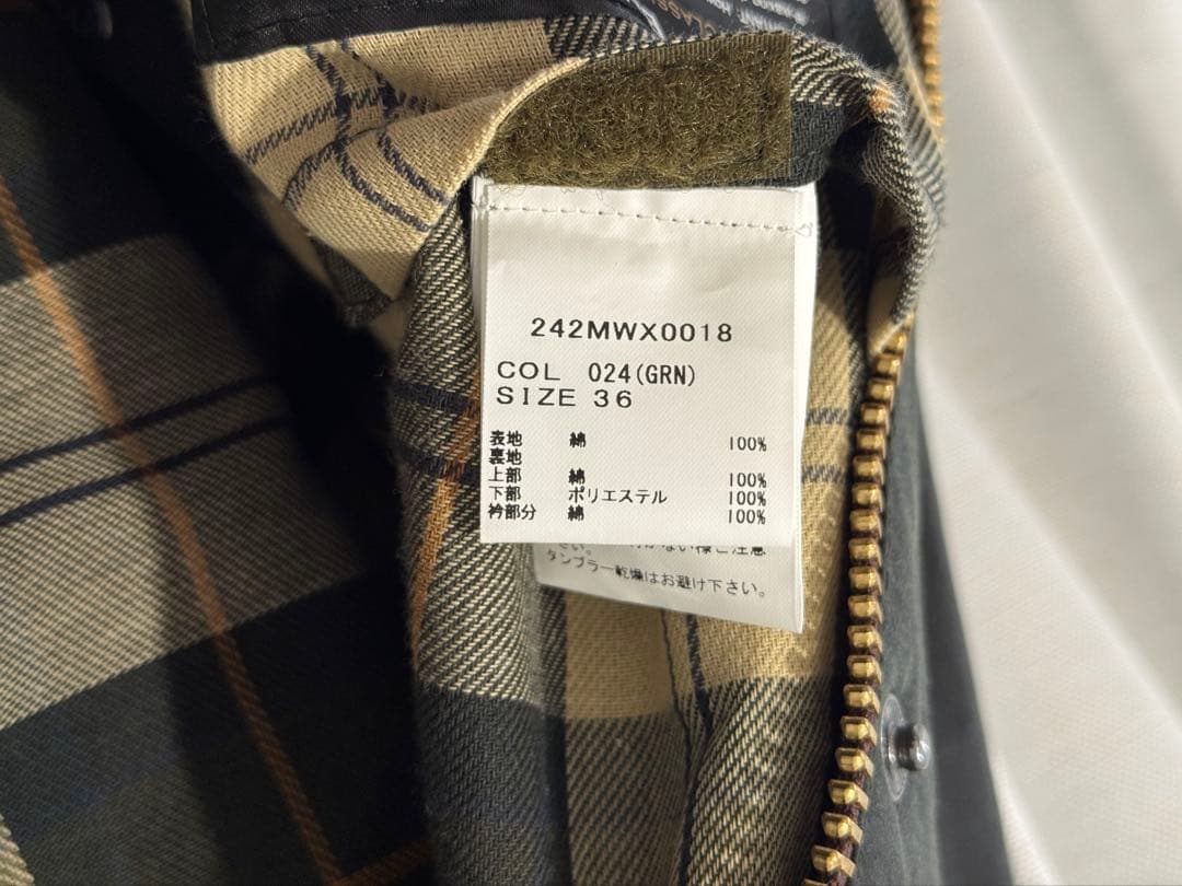 Barbour ビデイル 36サイズ